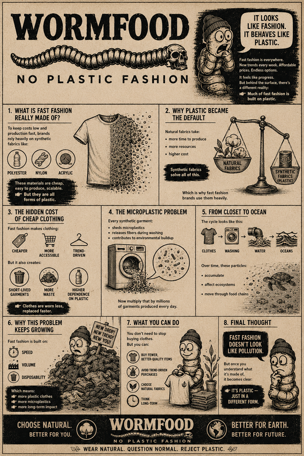 Fast Fashion is Plastic Pollution in Disguise