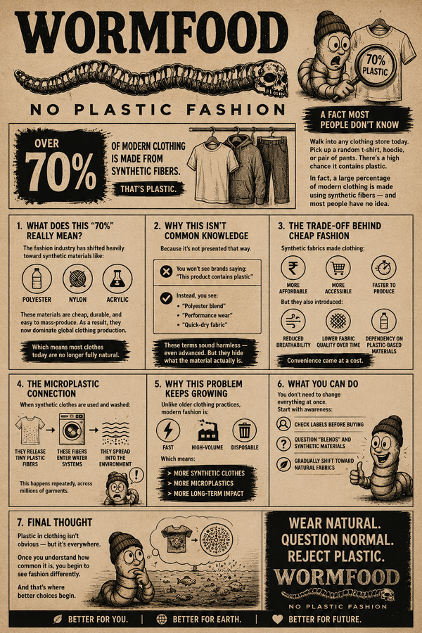 70% of Clothes Today Contain Plastic — And No One Talks About It