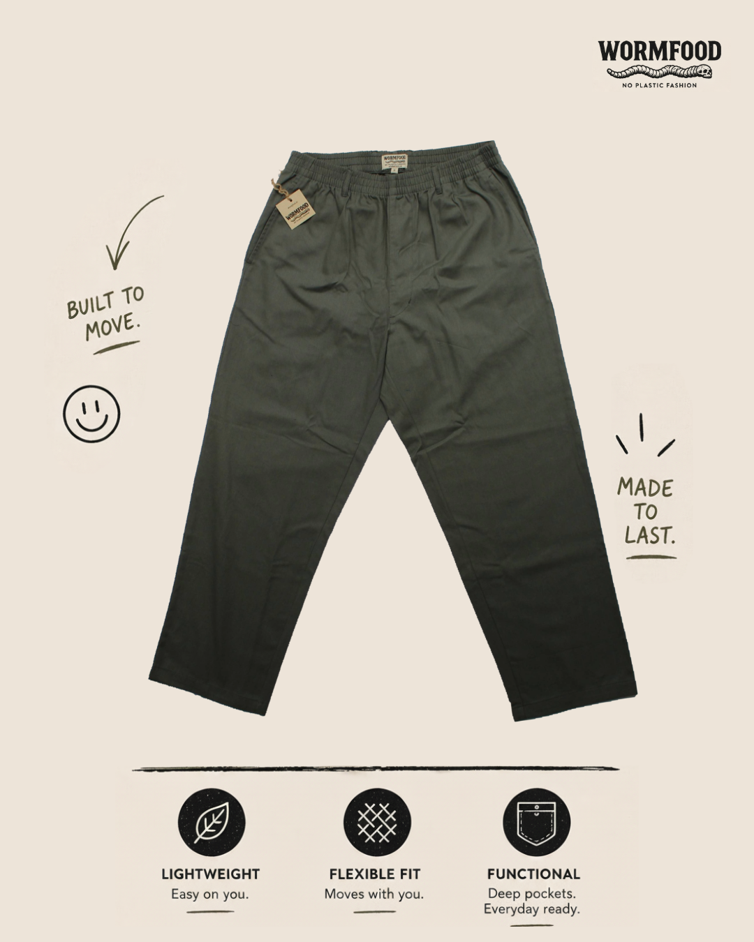 Formal Enough Pants - 1.0 No Zipper