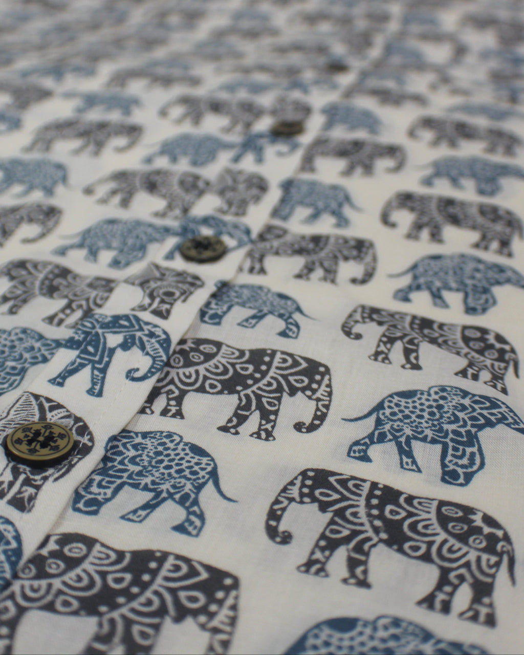Spirited Casual Shirt - Elephant Print