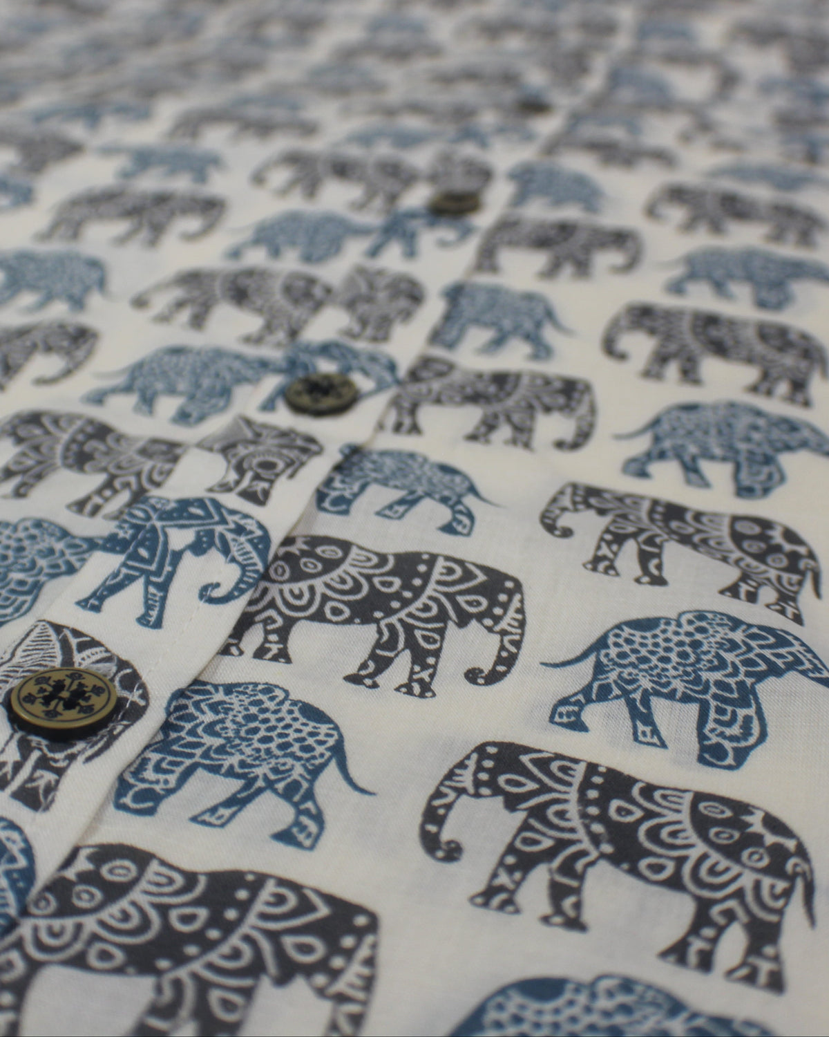 Spirited Casual Shirt - Elephant Print