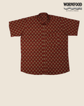 Spirited Casual Shirt - Maroon Ajrakh Motif