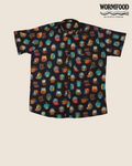 Spirited Casual Shirt - Midnight Owl Print