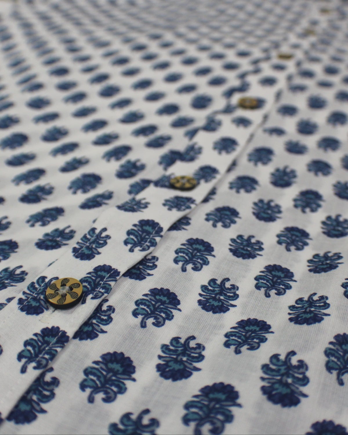 Spirited Casual Shirt - Navy Blossom
