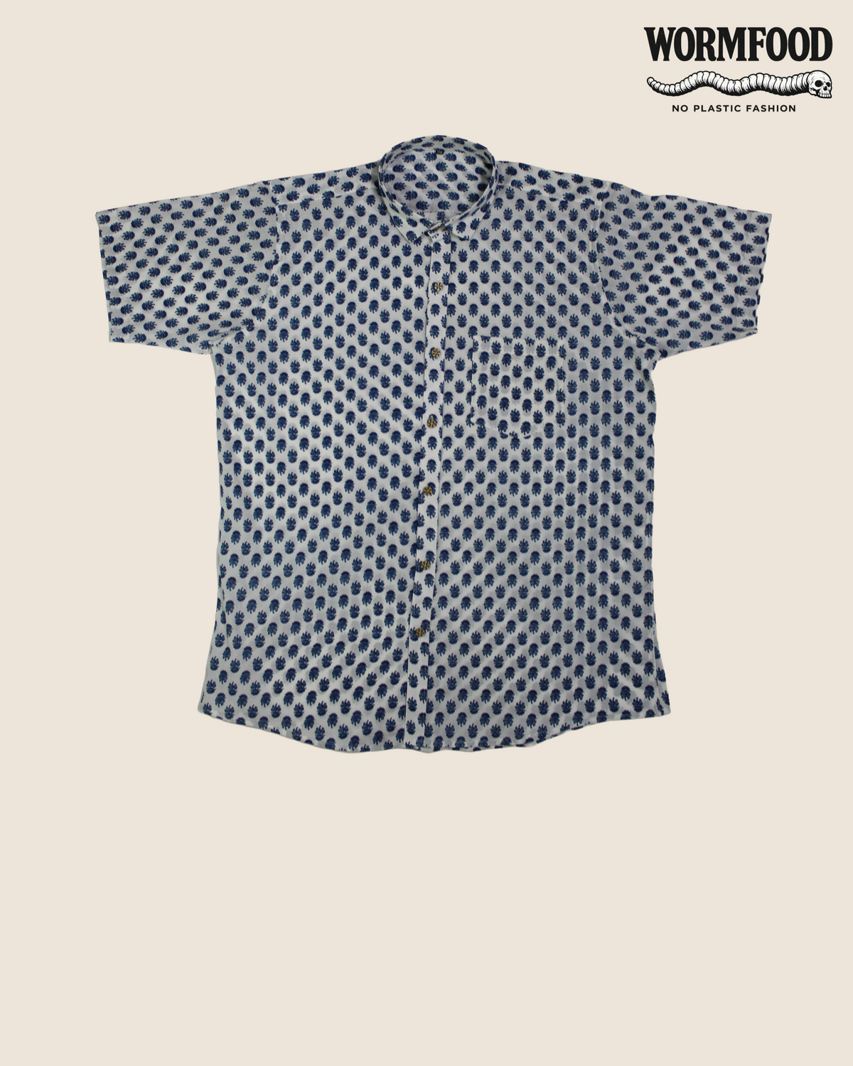 Spirited Casual Shirt - Navy Blossom